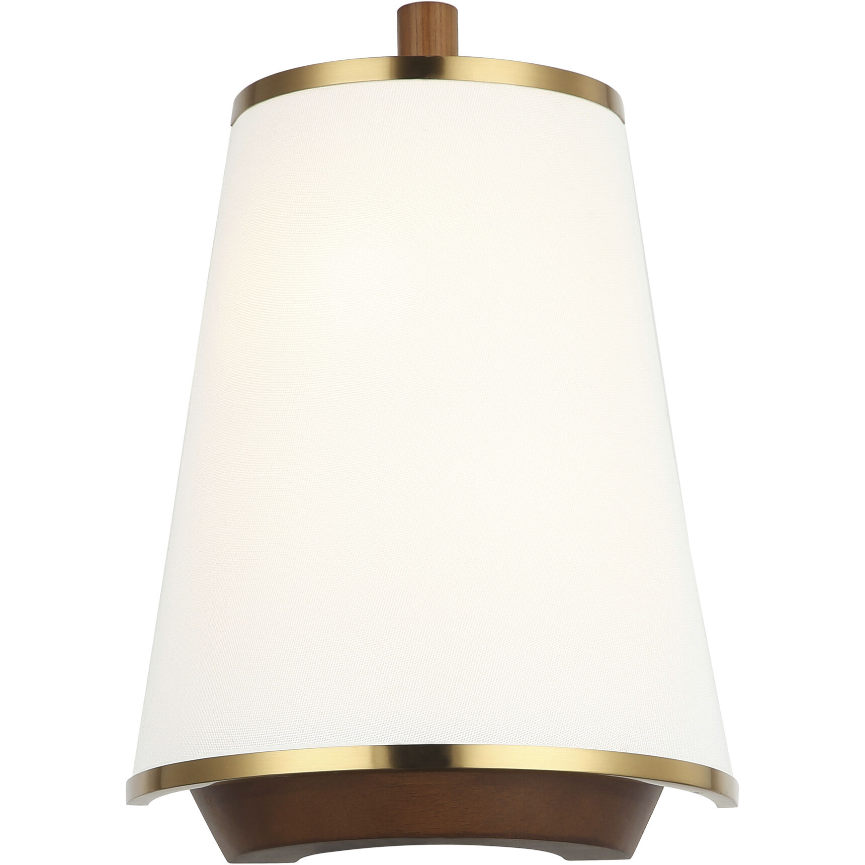 Desert Flyer 2 Light 10 inch Satin Brass with Medium Walnut Wall Sconce Wall Light