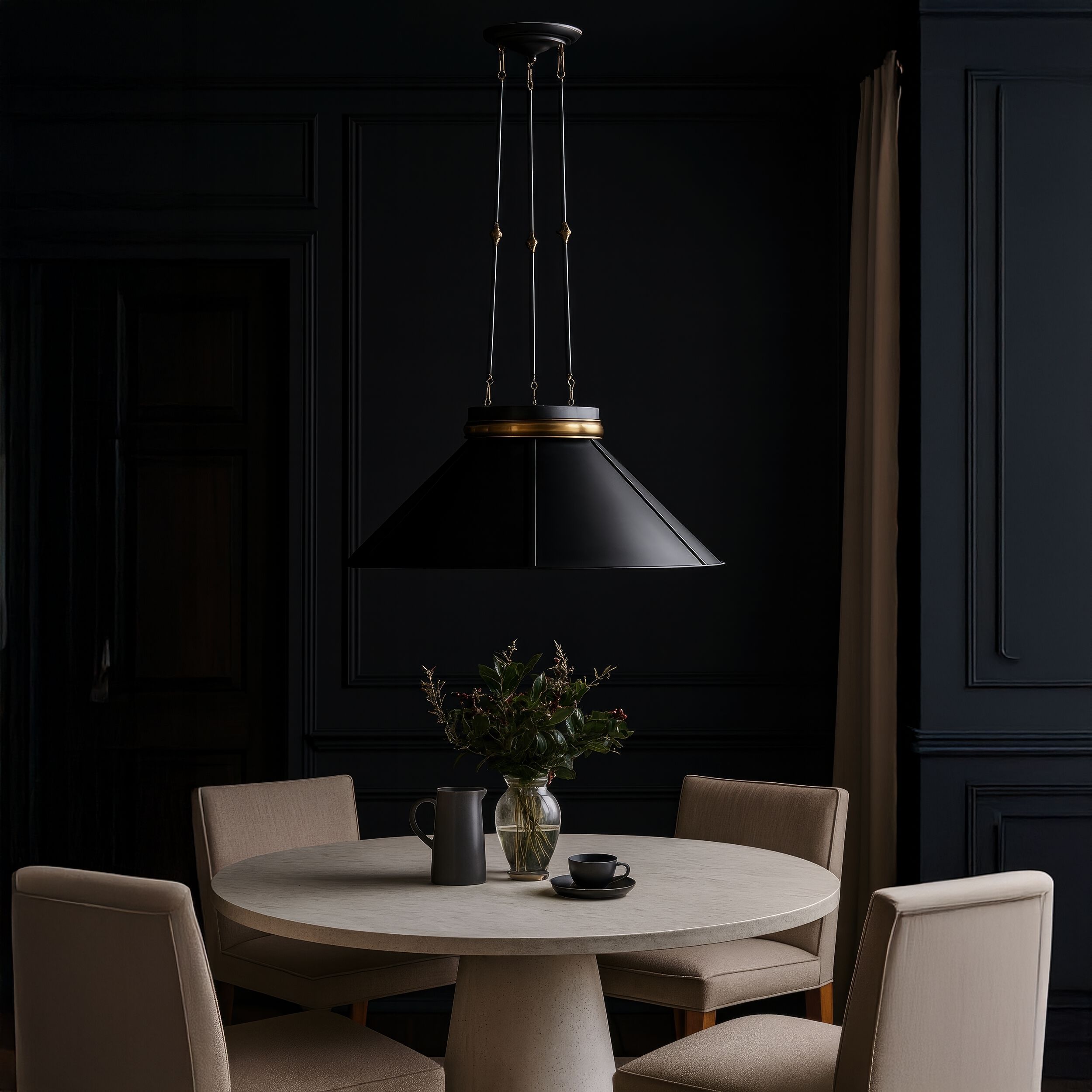 Mood Swings 1 Light 31.5 inch Heritage Black and Heritage Bronze Pendant Ceiling Light