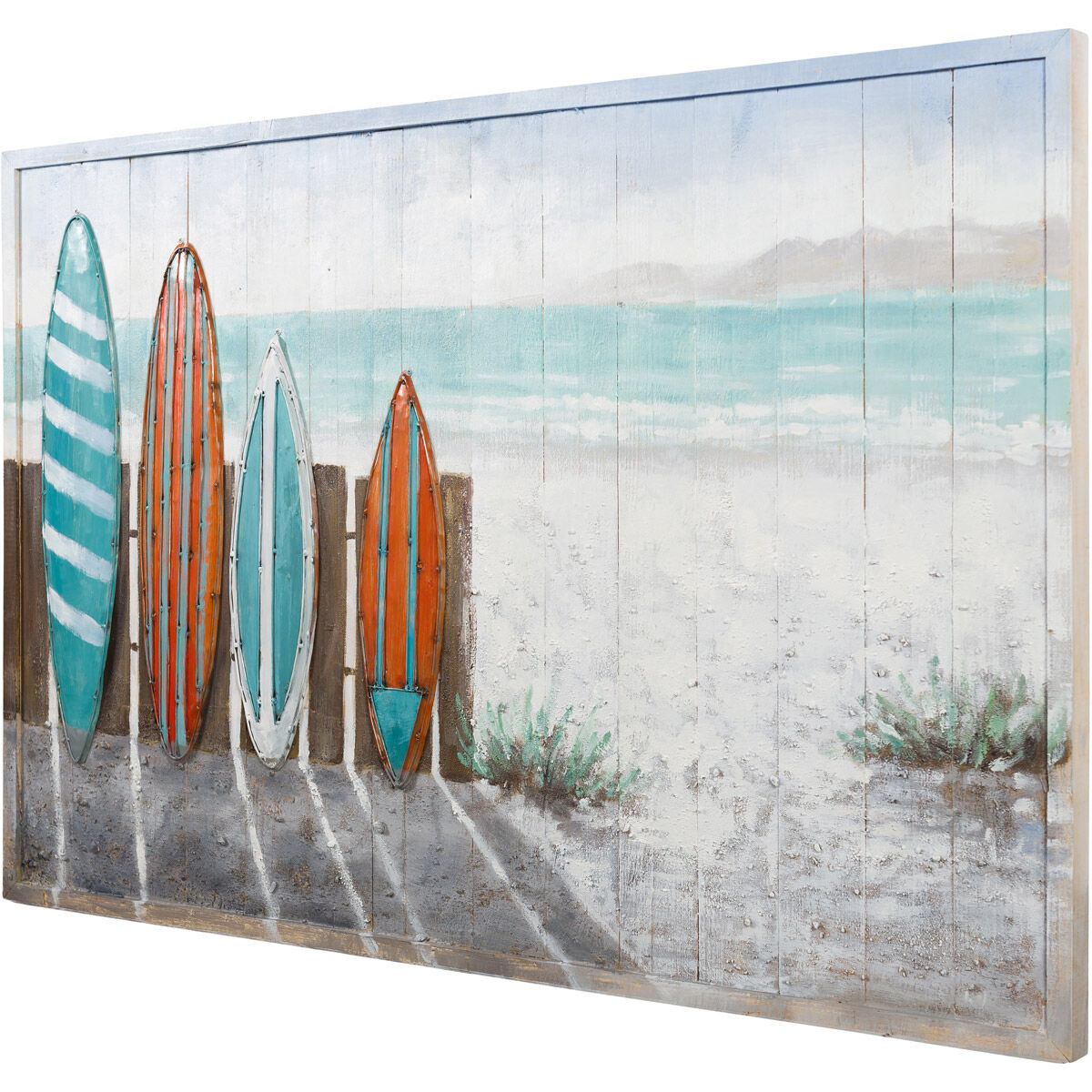 Surfer's Paradise Painted Wall Art