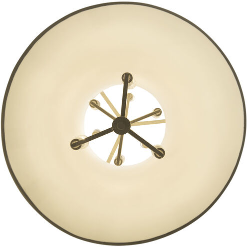 Coco 9 Light 20 inch Matte White/French Gold Foyer Pendant Ceiling Light