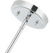 Chroman Empire 1 Light 10 inch Chrome Pendant Ceiling Light