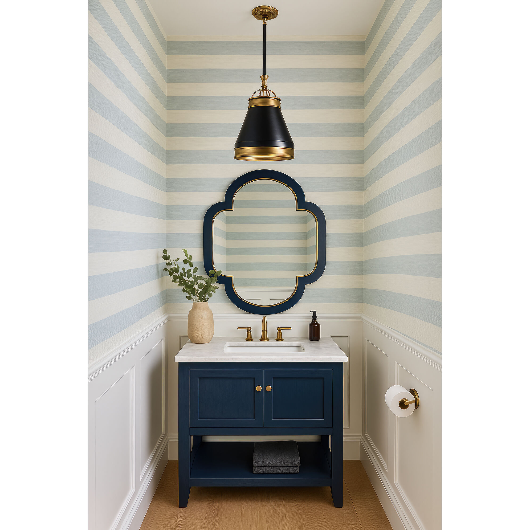 Savarin 1 Light 20 inch Heritage Black and Heritage Bronze Pendant Ceiling Light