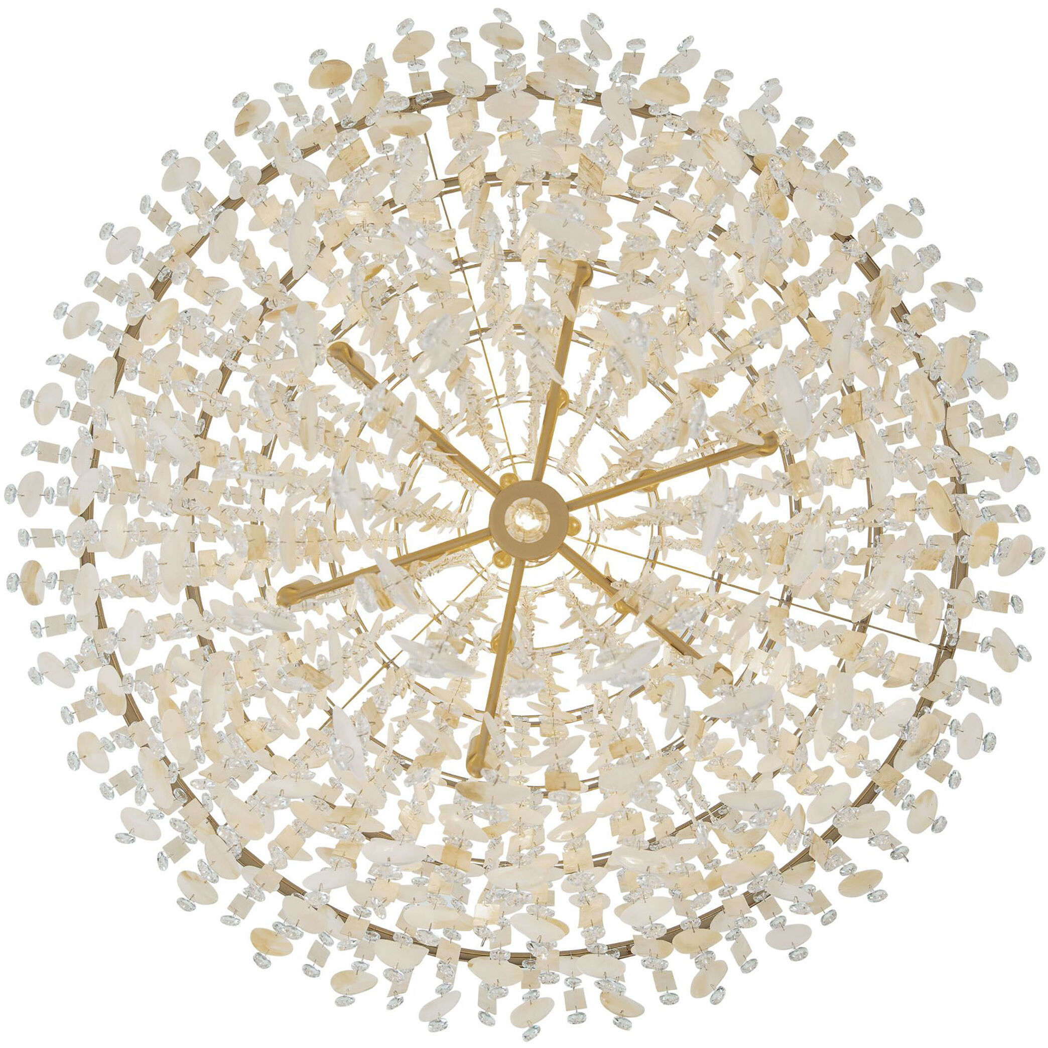 Kalani 16 Light 41 inch French Gold Chandelier Ceiling Light, Smithsonian Collaboration
