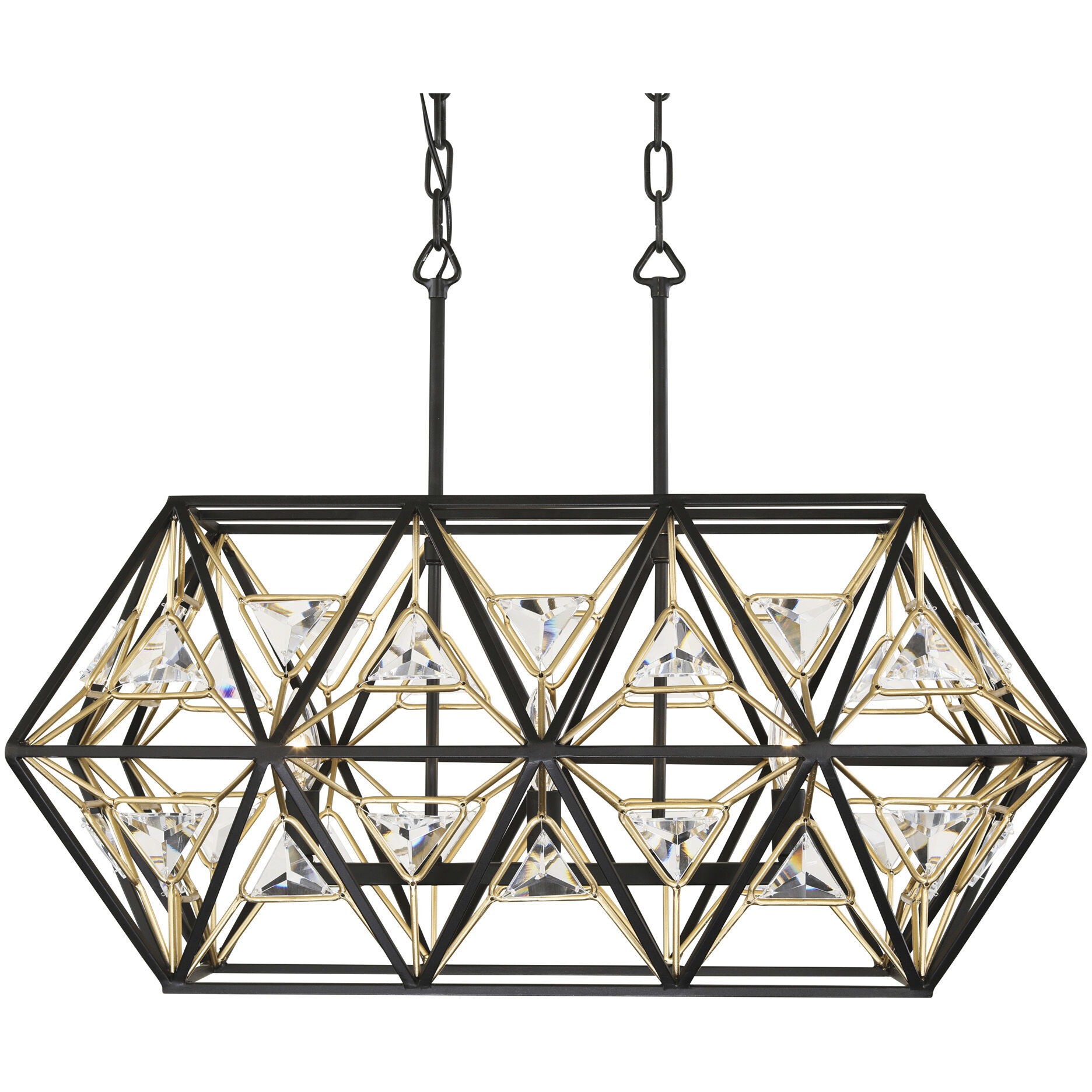 Marcia Linear Pendant Ceiling Light in 3
