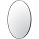 Tablet 40 inch Black Wall Mirror
