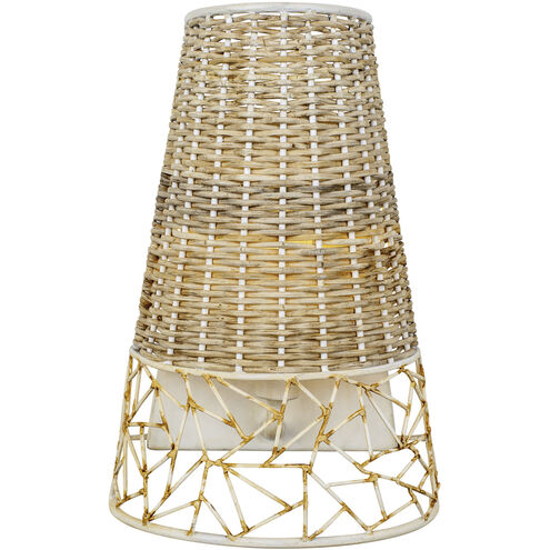 Cayman LED 8 inch Country White Wall Sconce Wall Light