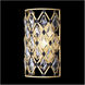 Windsor 1 Light 7 inch French Gold and Matte Black Sconce Wall Light