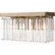 Social Club 2 Light 14.5 inch Havana Gold Bath Vanity Wall Light
