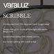 Scribble 6 Light 16 inch Matte Black with Artifact Foyer Pendant Ceiling Light, Smithsonian Collaboration