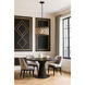 Windsor 4 Light 18 inch Carbon and Havana Gold Pendant Ceiling Light