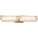 Mingle 2 Light 25.5 inch Satin Brass Bath Vanity Light Wall Light