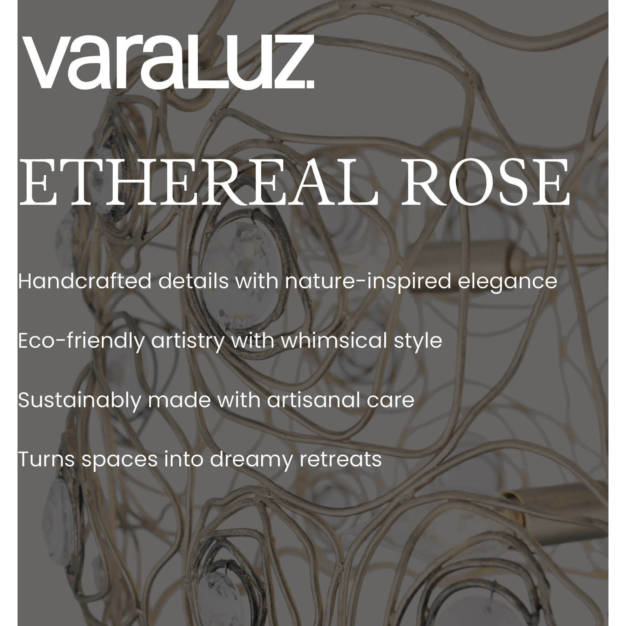 Ethereal Rose 10 Light 40 inch Havana Gold Ombre Pendant Ceiling Light