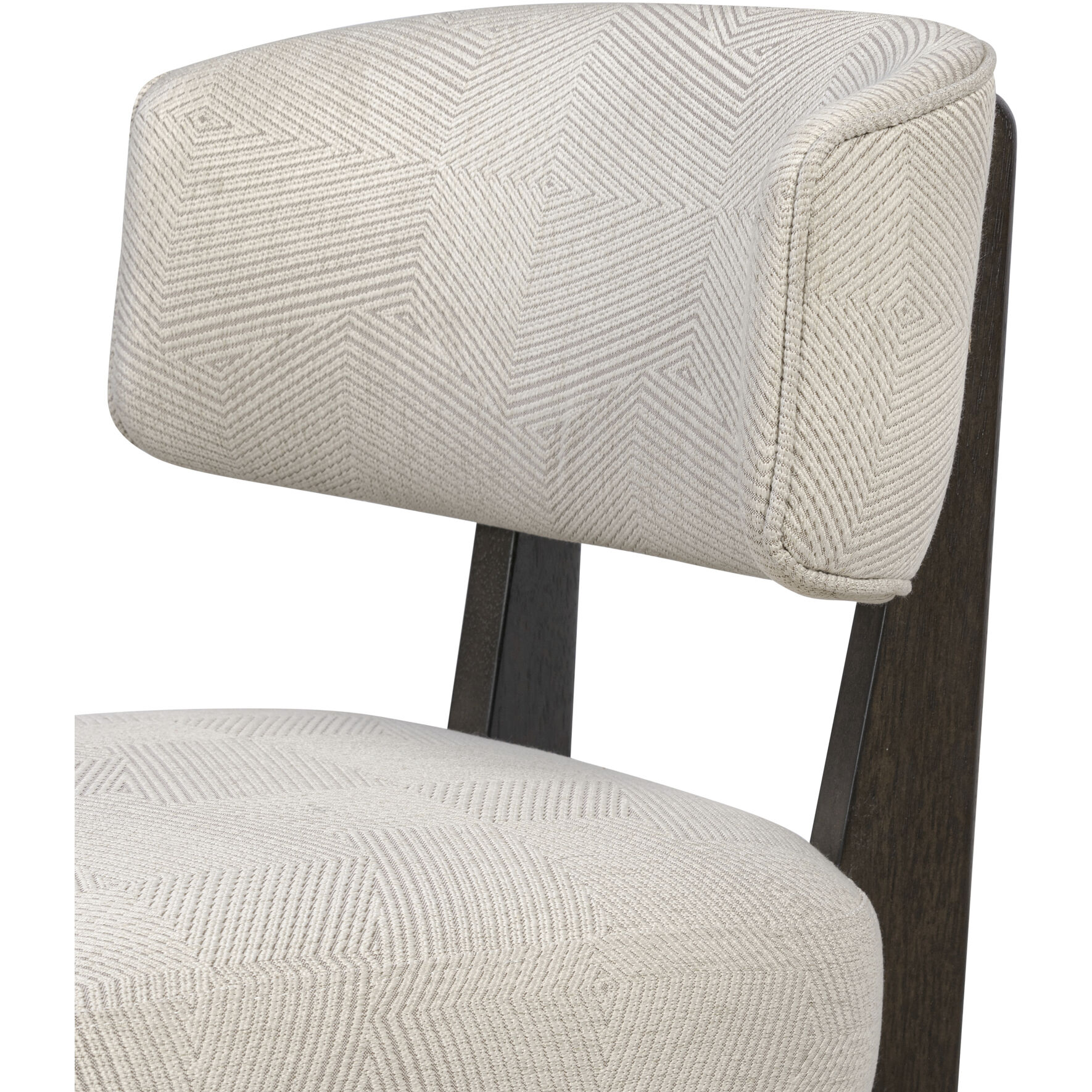 Terra Dark Brown Oak with Ecru Dining Chair, Set of 2