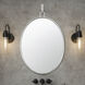 Stopwatch 33.25 X 22.25 inch Polished Nickel Powder Room Wall Mirror, Varaluz Casa