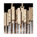 Matrix 9 Light 25 inch Havana Gold Pendant Ceiling Light