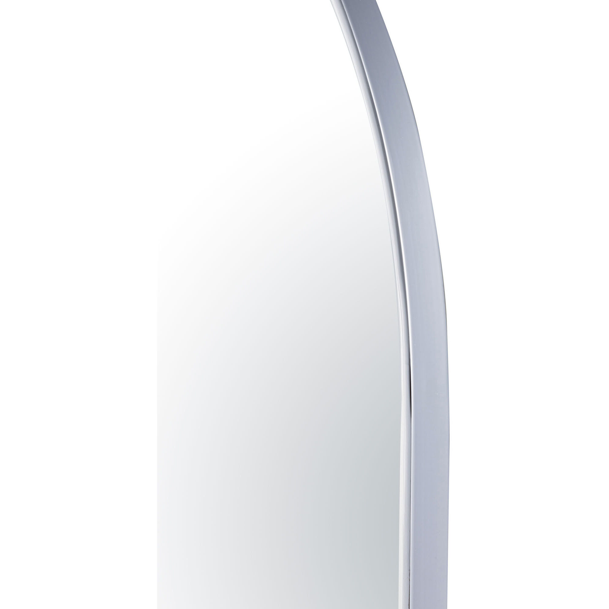 Capsule 60 X 24 inch Chrome Wall Mirror