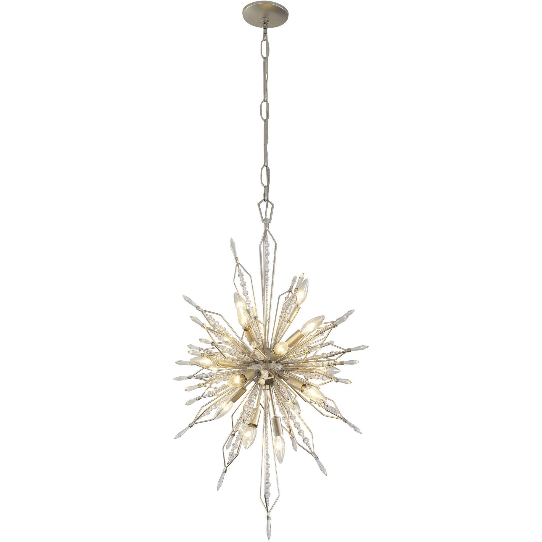 Orbital 16 Light 20 inch Gold Dust Pendant Ceiling Light
