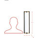 Casting Call 2 Light 5.25 inch Heritage Black and Heritage Bronze ADA Wall Sconce Wall Light