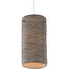 Flow 1 Light 6.63 inch Hammered Ore Mini Pendant Ceiling Light