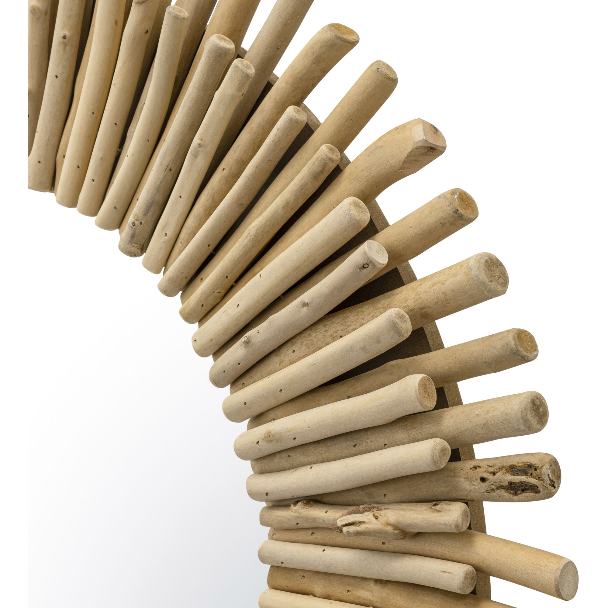 Drifter 34 inch Natural Driftwood Wall Mirror