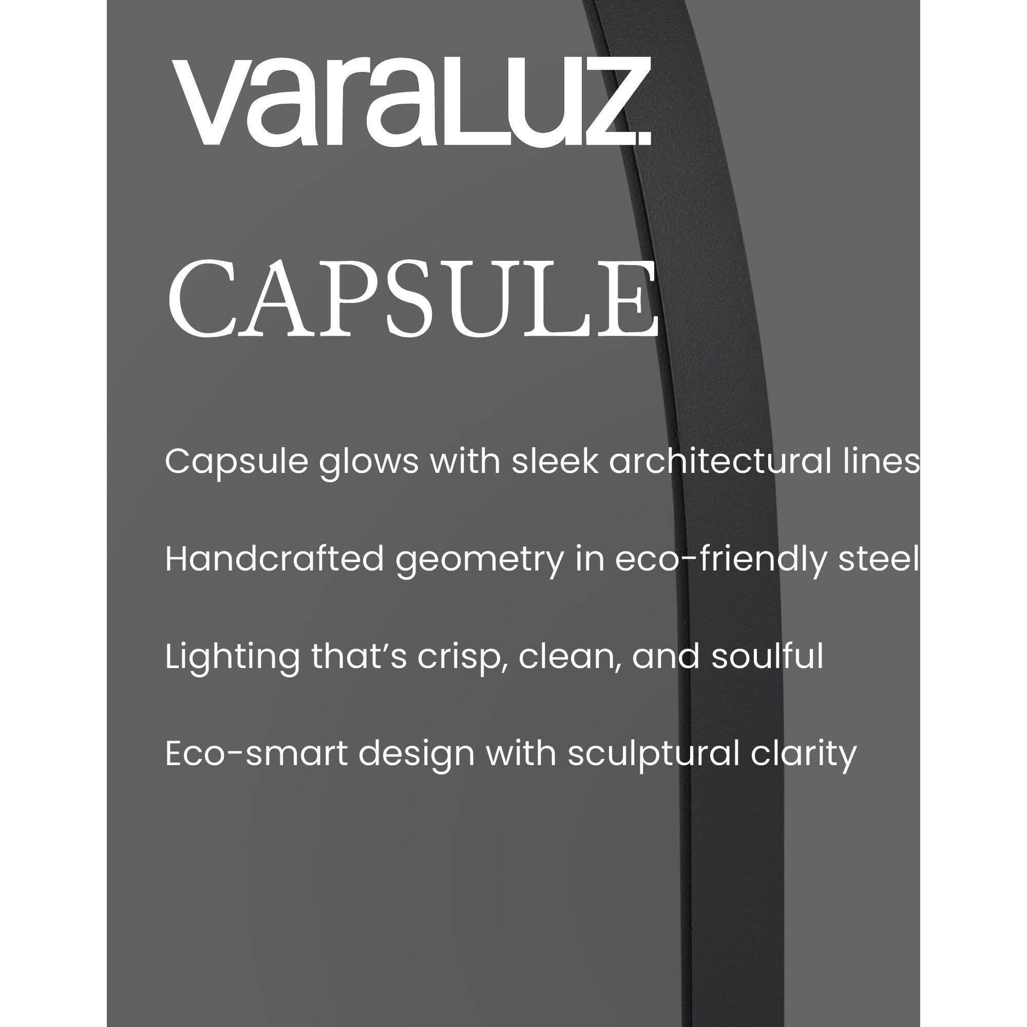 Capsule 60 X 24 inch Chrome Wall Mirror