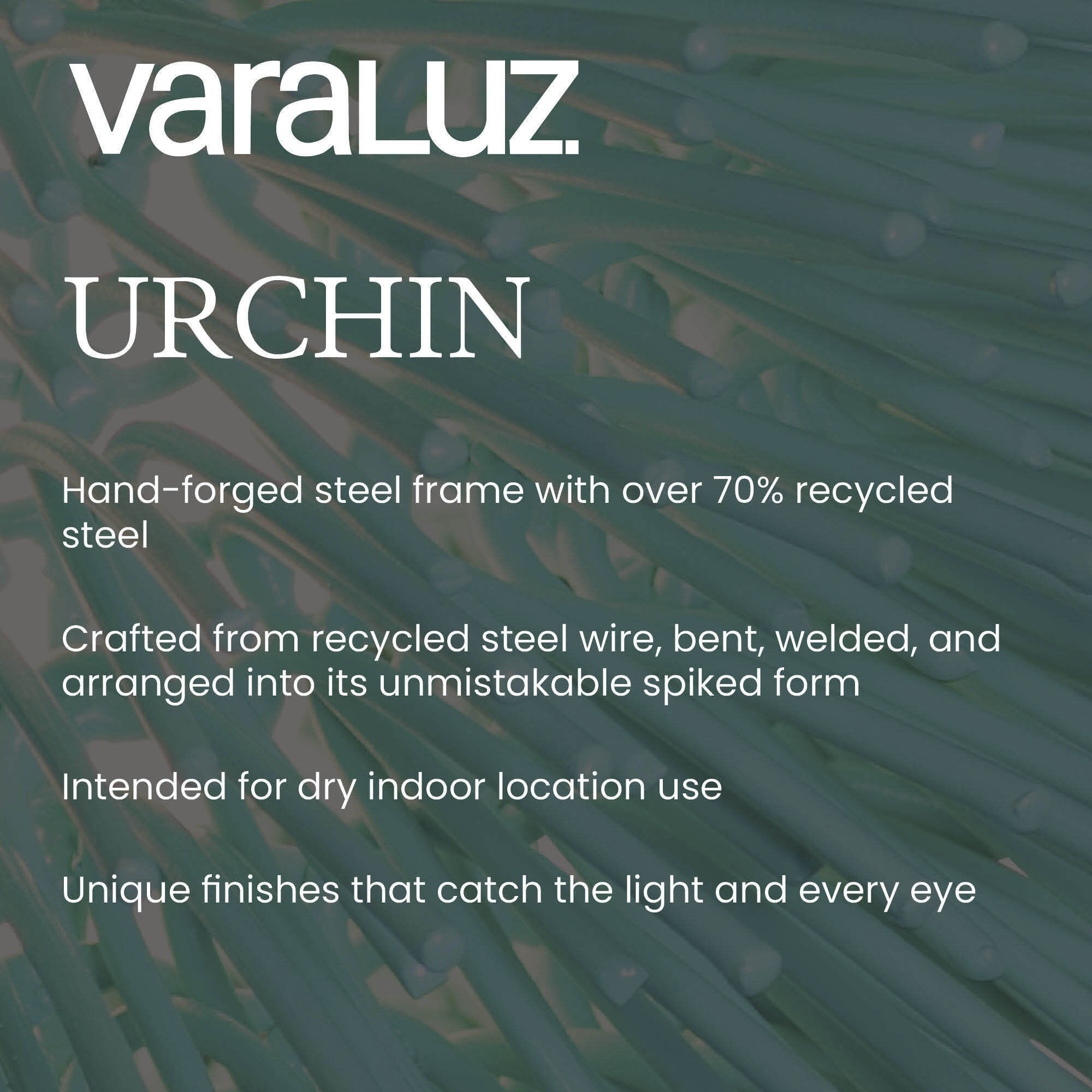 Urchin 1 Light 6.25 inch Painted Chrome Mini Pendant Ceiling Light