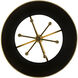 Coco 6 Light 24 inch Matte Black/French Gold Pendant Ceiling Light