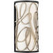 Scribble 2 Light 8 inch Matte Black Sconce Wall Light, Smithsonian Collaboration