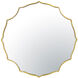 Not Baroque - en 47 X 47 inch Gold Wall Mirror, Tamara Day Collaboration