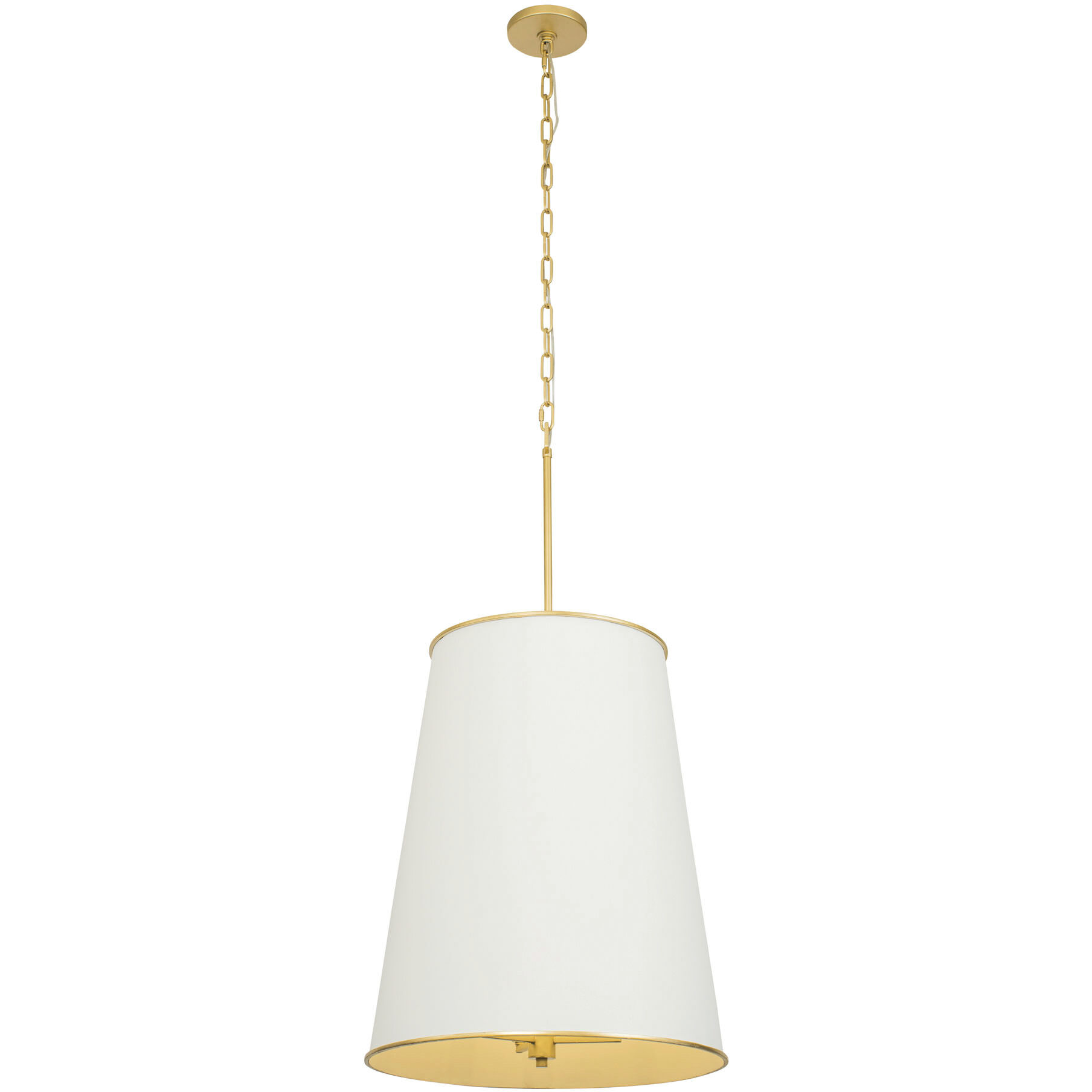 Coco 9 Light 20 inch Matte White/French Gold Foyer Pendant Ceiling Light