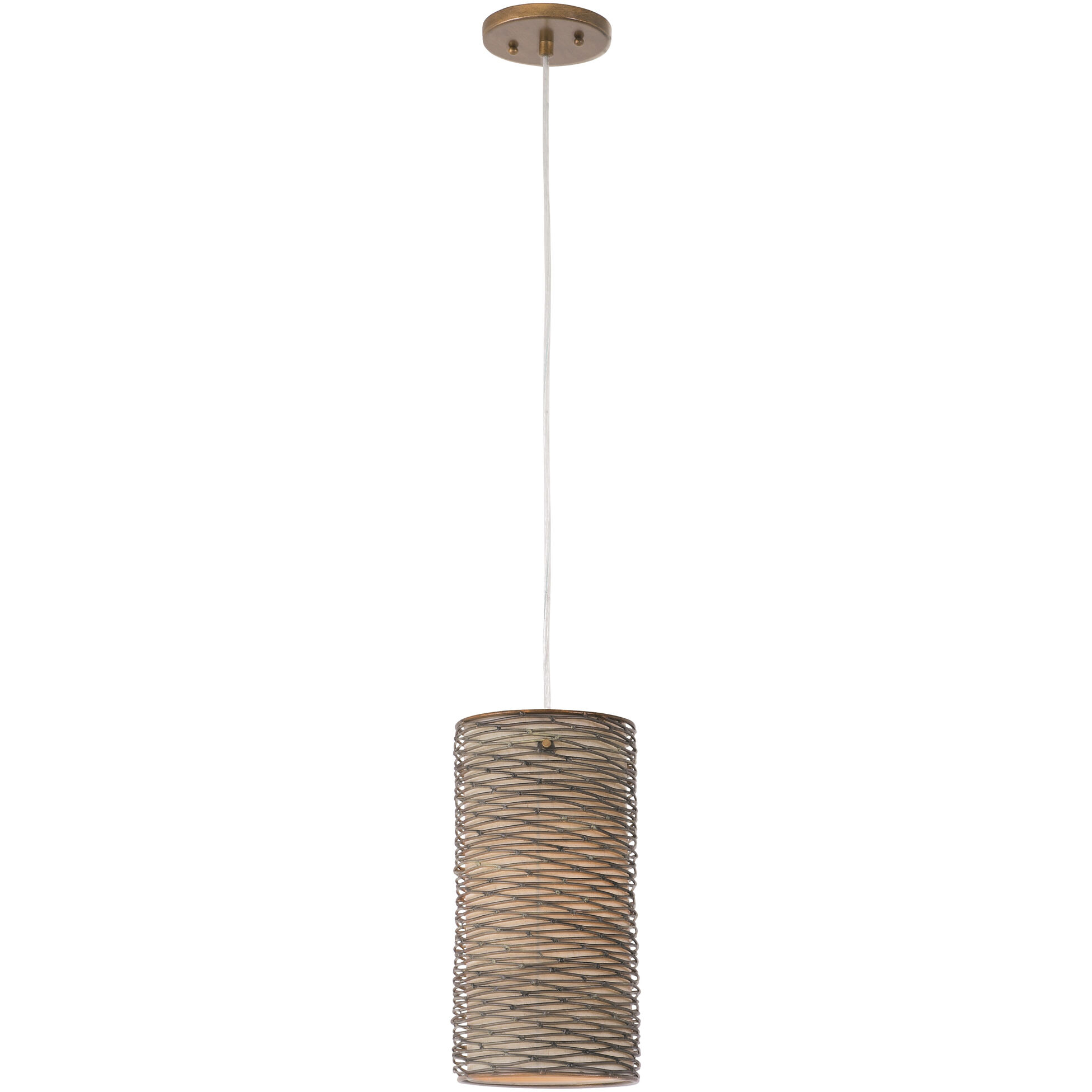 Flow 1 Light 6.63 inch Hammered Ore Mini Pendant Ceiling Light