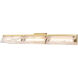 Mingle 3 Light 38 inch Satin Brass Bath Light Wall Light