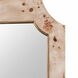 Farra 36 X 36 inch Poplar Burl with Weathered Brass Wall Mirror, Varaluz Casa