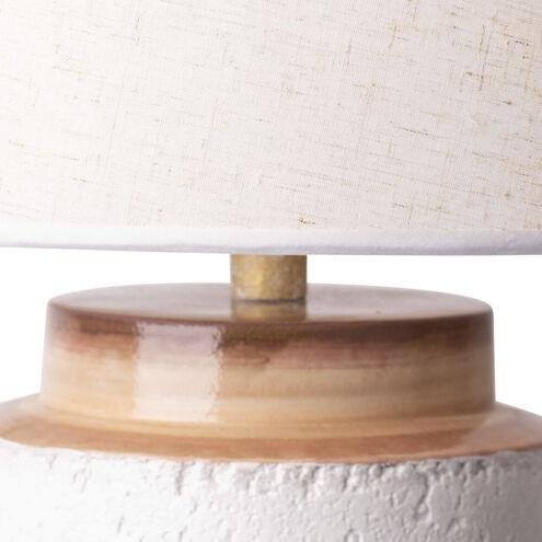 Tilde 30 inch 100.00 watt Apothecary Gold and Orange Quartz Table Lamp Portable Light