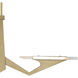 Down the Wrong Path 2 Light 47 inch Brass Kisser Linear Pendant Ceiling Light