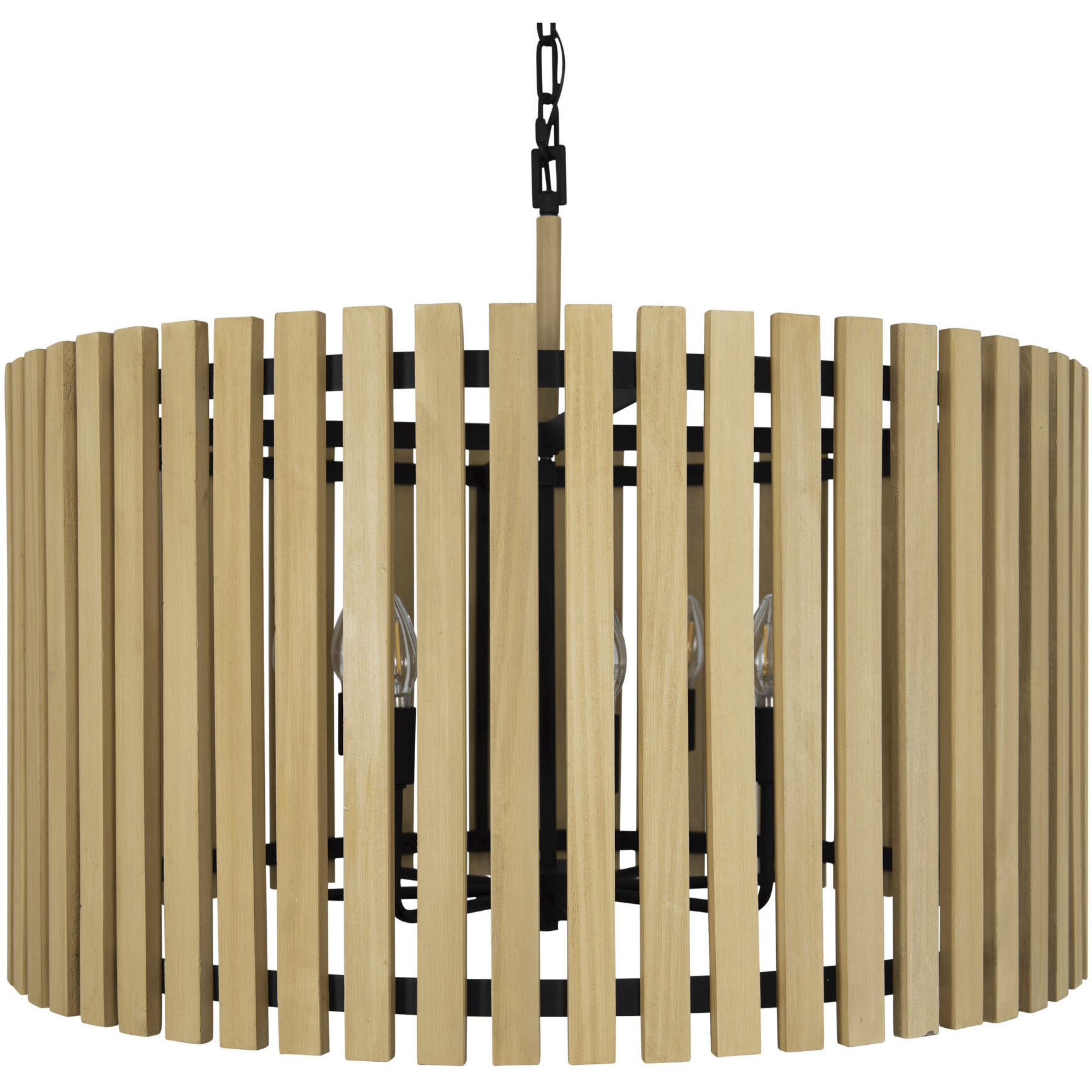 Suratto 8 Light 30 inch Matte Black and Honey Blonde Pendant Ceiling Light in Matte Black/Honey Blonde