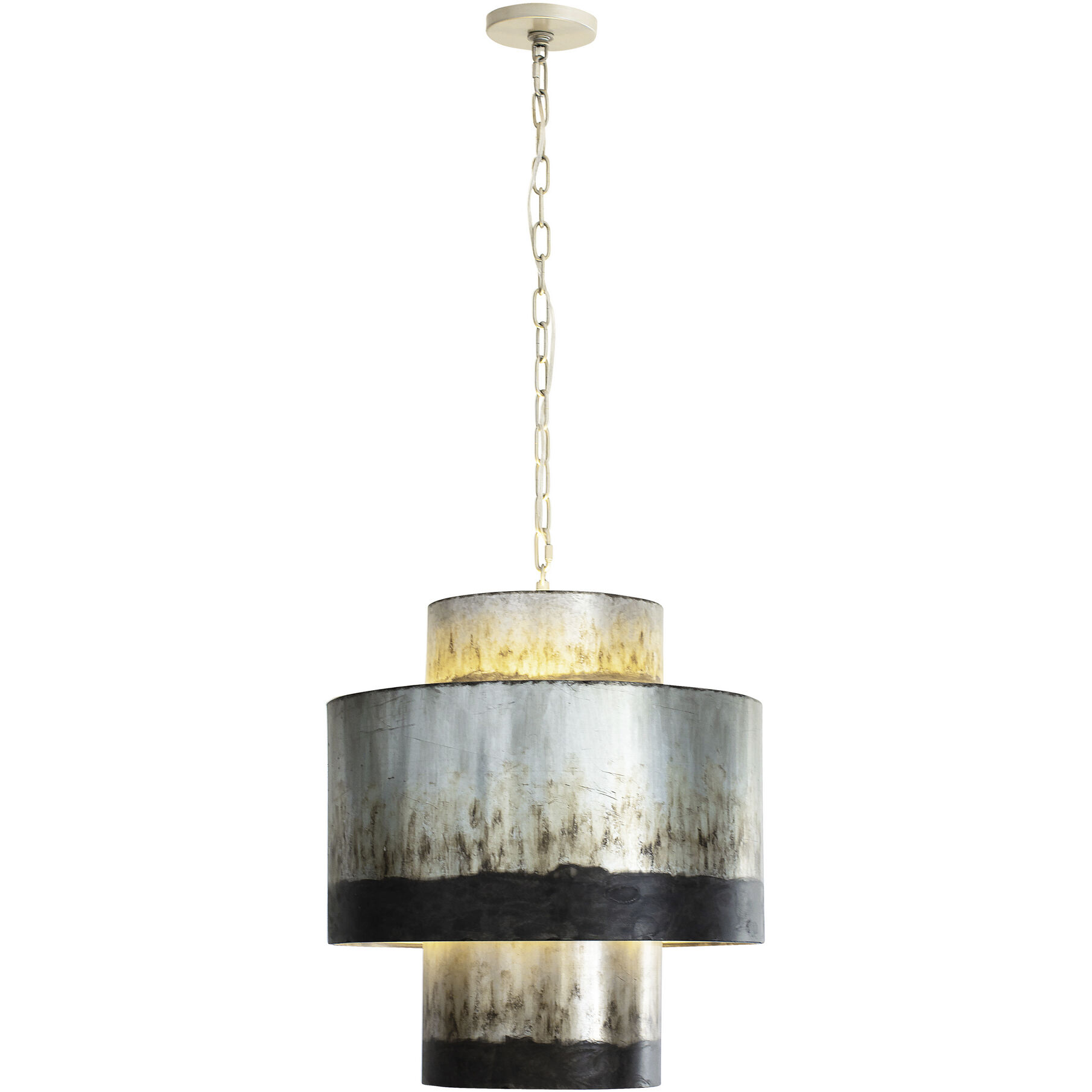 Cannery 4 Light 18 inch Ombre Galvanized Pendant Ceiling Light