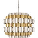 Swoon 6 Light 26.5 inch Antique Gold/Gold Dust Pendant Ceiling Light, Smithsonian Collaboration