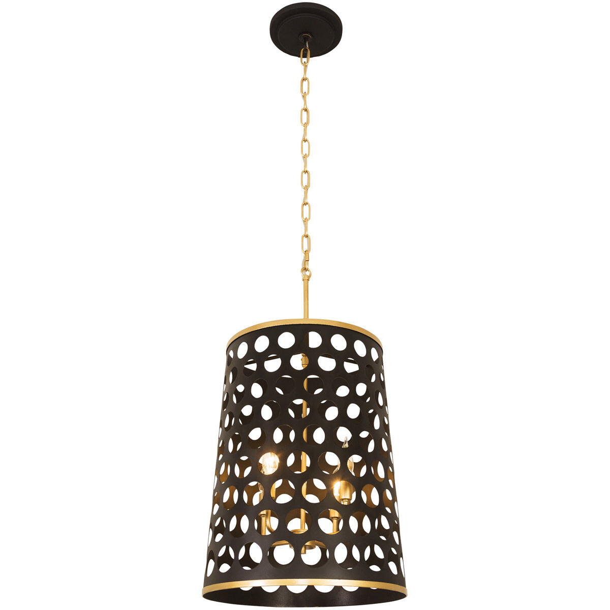 Bailey 4 Light 16 inch Gold Foyer Pendant Ceiling Light