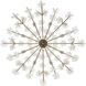 Wildflower 8 Light 32 inch Gold Dust/Artifact Chandelier Ceiling Light, Smithsonian Collaboration