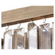 Social Club 1 Light 8 inch Havana Gold Bath Vanity Wall Light