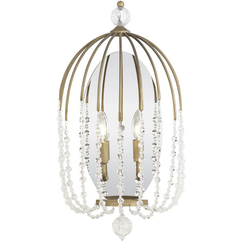Voliere Sconce Wall Light in Havana Gold