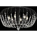 Voliere 6 Light 24.25 inch Matte Black Semi-Flush Ceiling Light