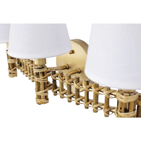 Nevis LED 22 inch French Gold Bath Vanity Wall Light