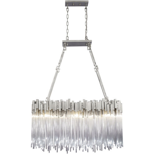Matrix Linear Pendant Ceiling Light in 6, Rainy Night
