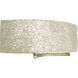 Radius 2 Light 23 inch Gold Dust Vanity Light Wall Light in Sustainable Crushed Natural Capiz Shell