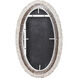 Athena 40.25 X 24.25 inch Matte White and Whitewash Seagrass Wall Mirror