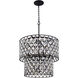 Windsor 7 Light 24.75 inch Carbon and Havana Gold Chandelier Ceiling Light