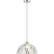 Chroman Empire 1 Light 16 inch Chrome Pendant Ceiling Light