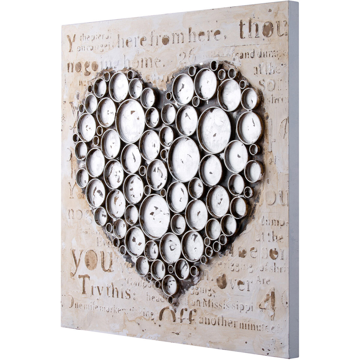 Work of Heart Silver Wall Art, Varaluz Casa